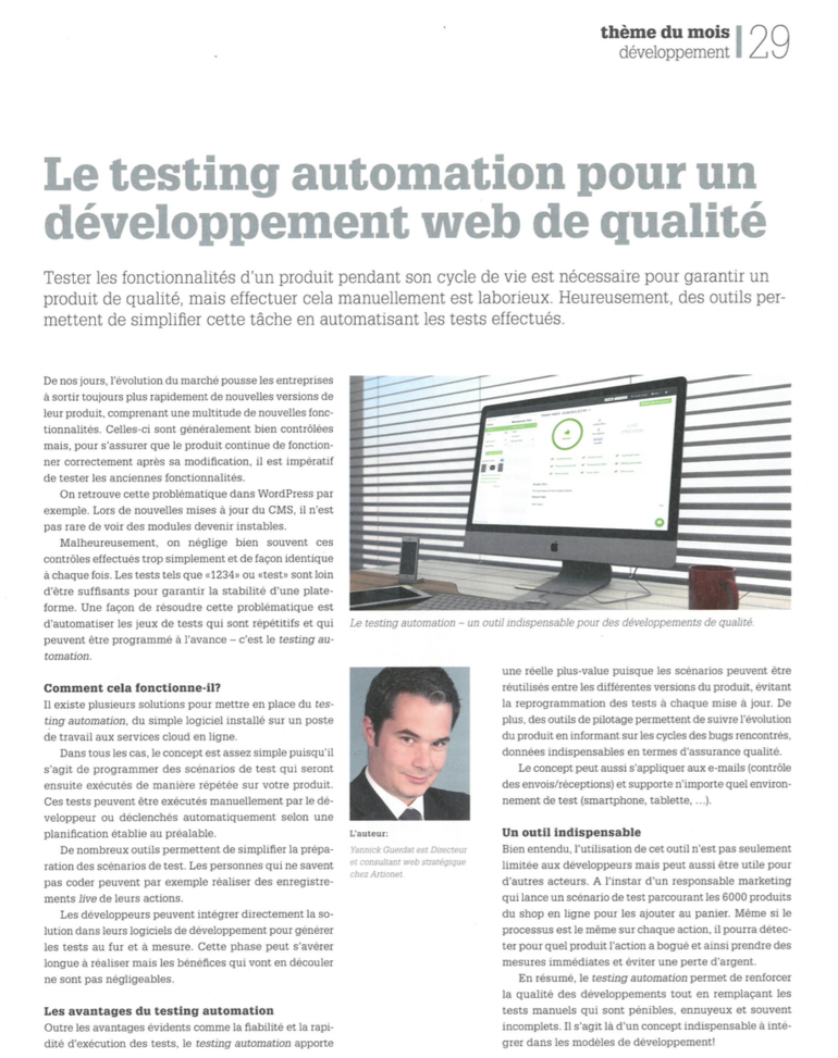 Testing Automation - ICT Journal