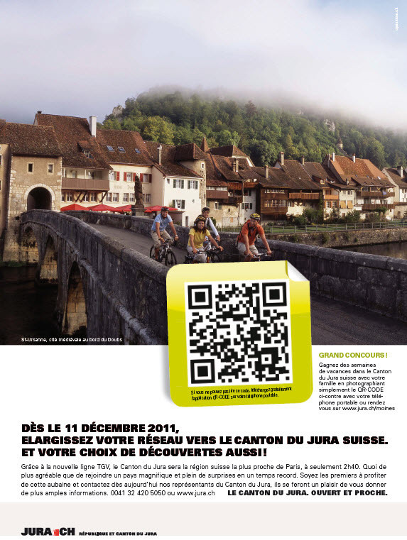 Affiche : Jura.ch - QR Code - Copyright (C) Openroom