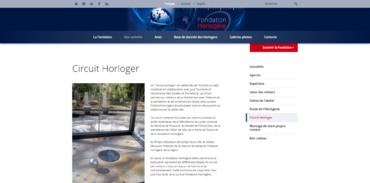 Fondation Horlogère - Nos activités