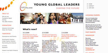 Young Global Leaders - Accueil
