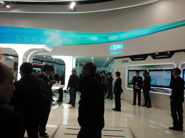 Stand ZTE - Mobile World Congress 2012