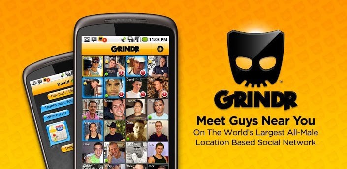 Le réseau social Grindr et son application dédiée