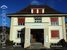 Entrée du bâtiment