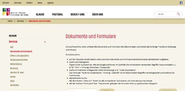 Das Bistum Basel ist das grösste Bistum der Schweiz und vereint 10 Kantone AG, BL, BS, SH, ZG, LU, TG. BE, JU, SO. Bischof ist Felix Gmür. Wir verkünden das Evangelium in Verbundenheit mit dem Papst.
