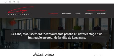 Restaurant Le Cinq - Galerie photos