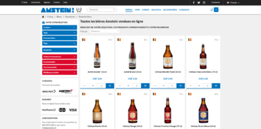 Amstein SA - e-shop bières