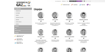 Entreprise du Gaz SA - Notre équipe