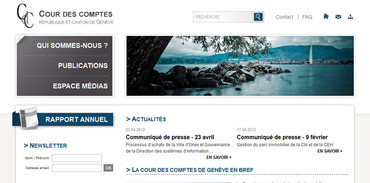 Cour des Comptes - Accueil