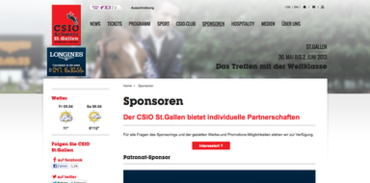   CSIO St Gall - Sponsors