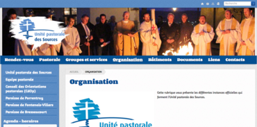  Unité pastorale des sources - Organisation