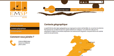  Equipe Mobile de Soins Palliatifs Bejune - Contexte géographique