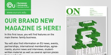 La European University édite un magazine en ligne