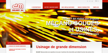 Usinage de grande dimension