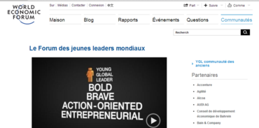 Word Economic Forum - Jeune