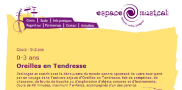 Espace Musical - Cours