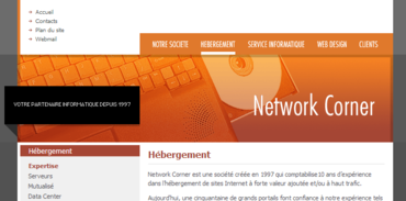 NetworkCorner - Hébergement