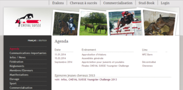 Cheval Suisse - Agenda
