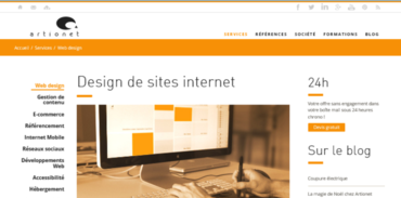 Artionet - WebDesign
