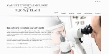 Cabinet d'ophtalmologie - Accueil