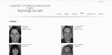Cabinet d'ophtalmologie - Equipe