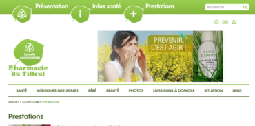 Pharmacie du Tilleul - Préstation