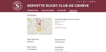 Servette RC - Contact