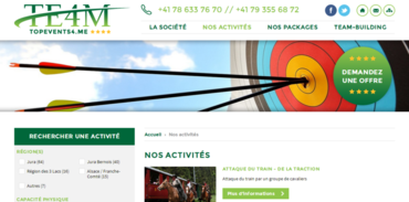 TopEvents4.me - Activités