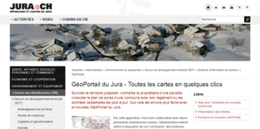 Jura.ch - Geoportail