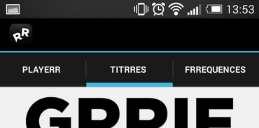 Application GRRIF - Titres