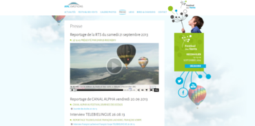 Arc Emotions / Festival des Vents - Presse