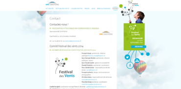 Arc Emotions / Festival des Vents - Contact