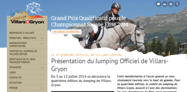 Jumping Villars Gryon - Accueil