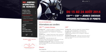 Jumping International de Verbier - Infos cavaliers