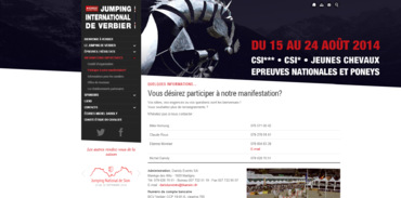 Jumping International de Verbier - Participer