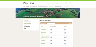 Les Bois - Terrains disponibles