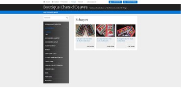 Chats d'Oeuvre - Listing Produits