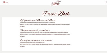 Miss Ajoie - Press Book