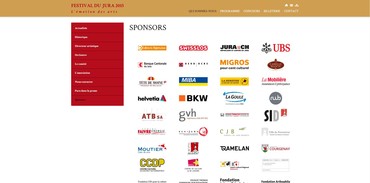 Festival du Jura - Sponsors