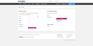 Cerjo Shop - Connexion