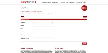 Jura Afrique - Faire un don