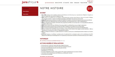 Jura Afrique - Histoire