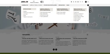 Loi sur le Travail - Menu big navigation