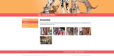 Cabinet vétérinaire - Boutique (accessoires)