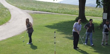 Entrainement au Swin Golf