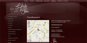 L'Atelier de Pierre - Coordonnées 