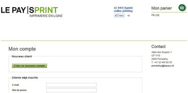 Connexion - LE PAYSprint