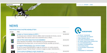 Page d'accueil