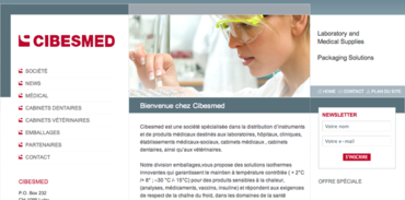 Page d'accueil
