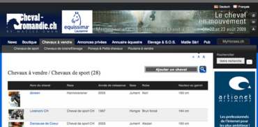 Chevaux de sport