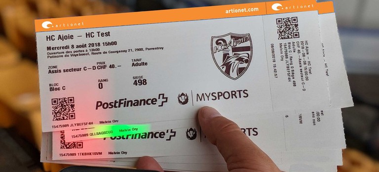 Découvrez la nouvelle billetterie en ligne du HC Ajoie